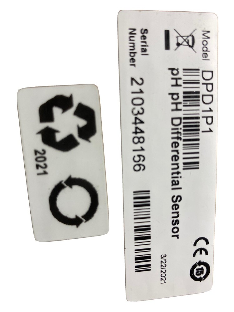 Hach DPD1P1 Digital pH Differential Sensor pulled from service