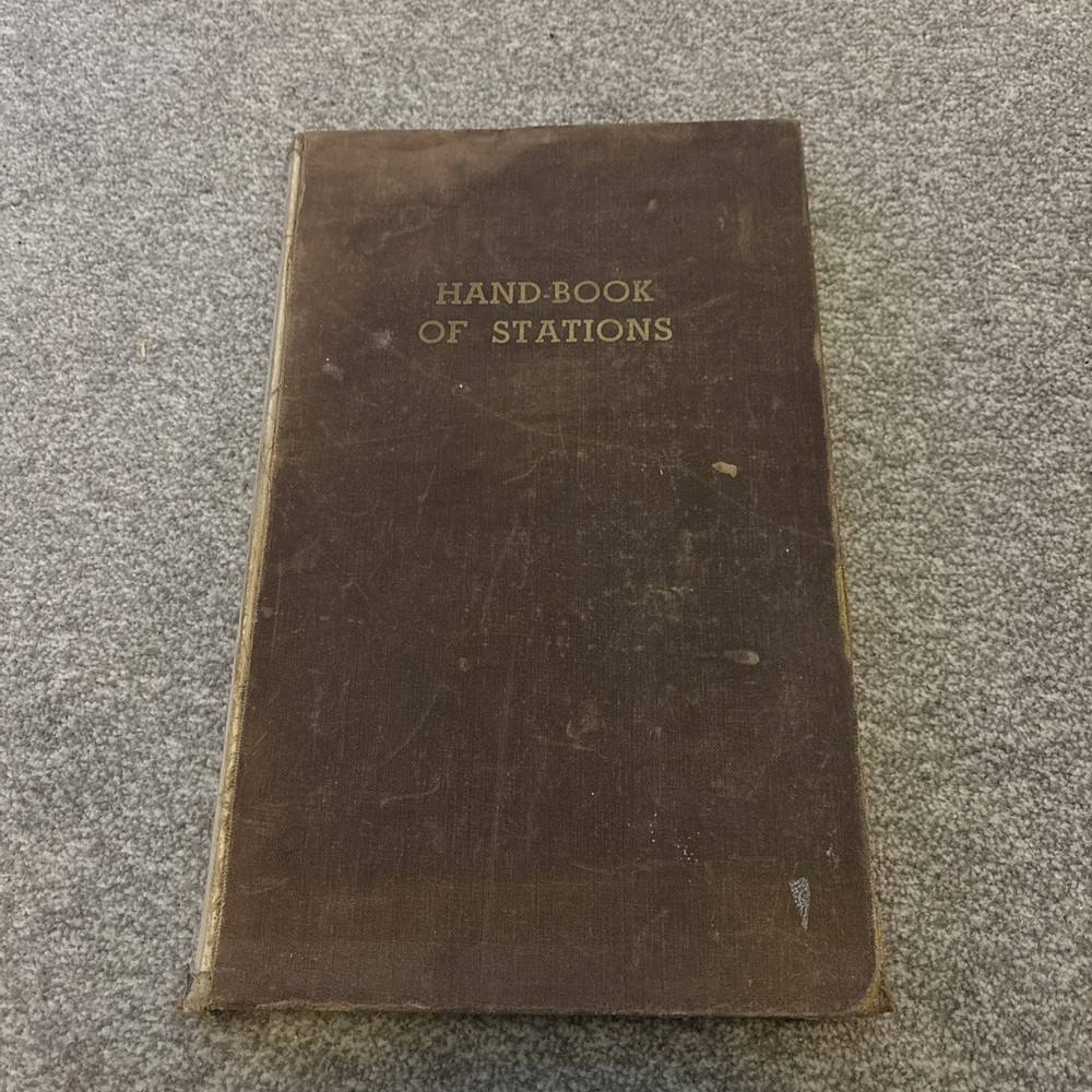 Official Handbook Of Stations 1956