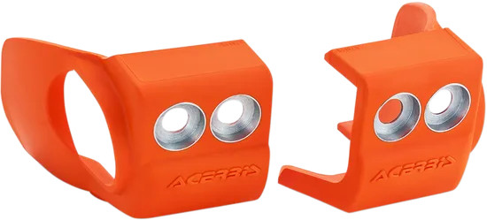 Acerbis Orange Fork Shoe Boot Protector Pair Husqvarna TC350 16-18
