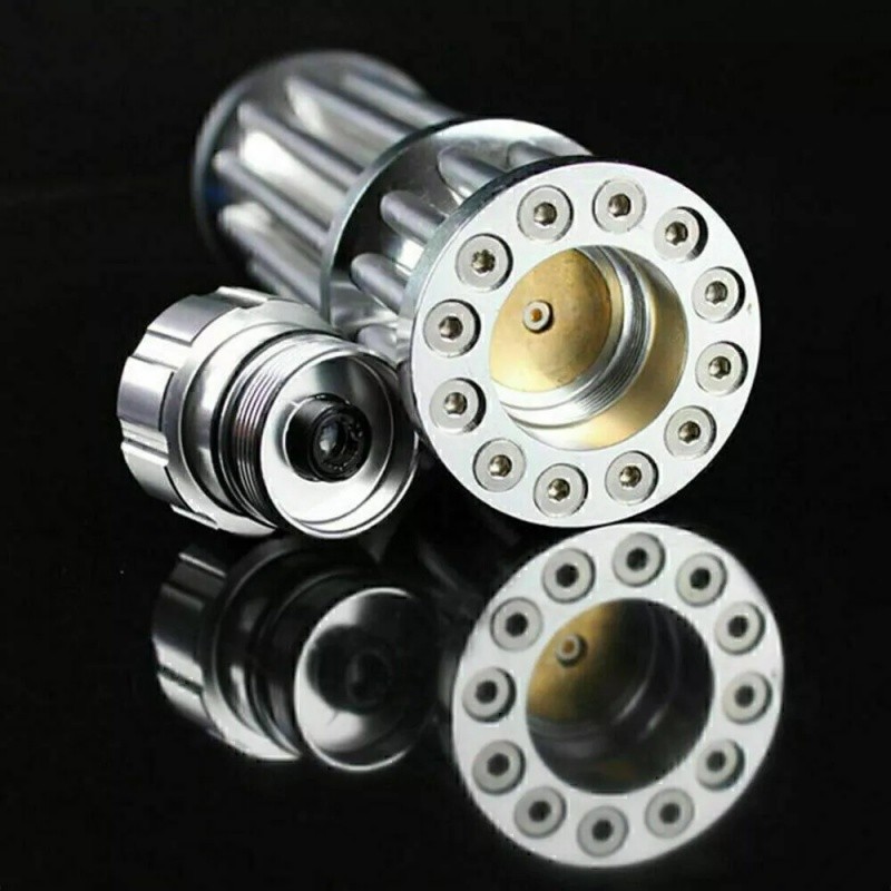 650nm Red Laser Pointer Pen Visible Beam Dot Light & 5 Caps