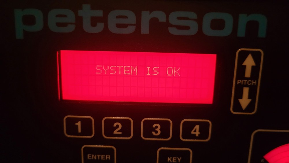 Peterson Strobe Tuner Center 5000 TESTED AND WORKING