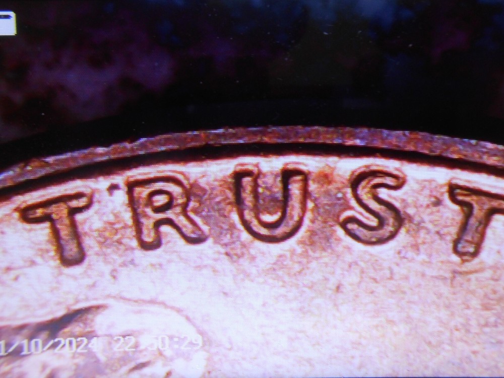 1974 s Lincoln cent with multiple errors