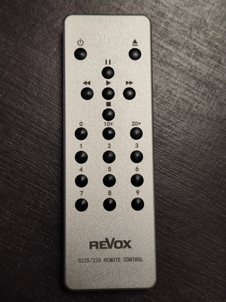 REVOX B225/B226 CD PLAYER REMOTE CONTROL