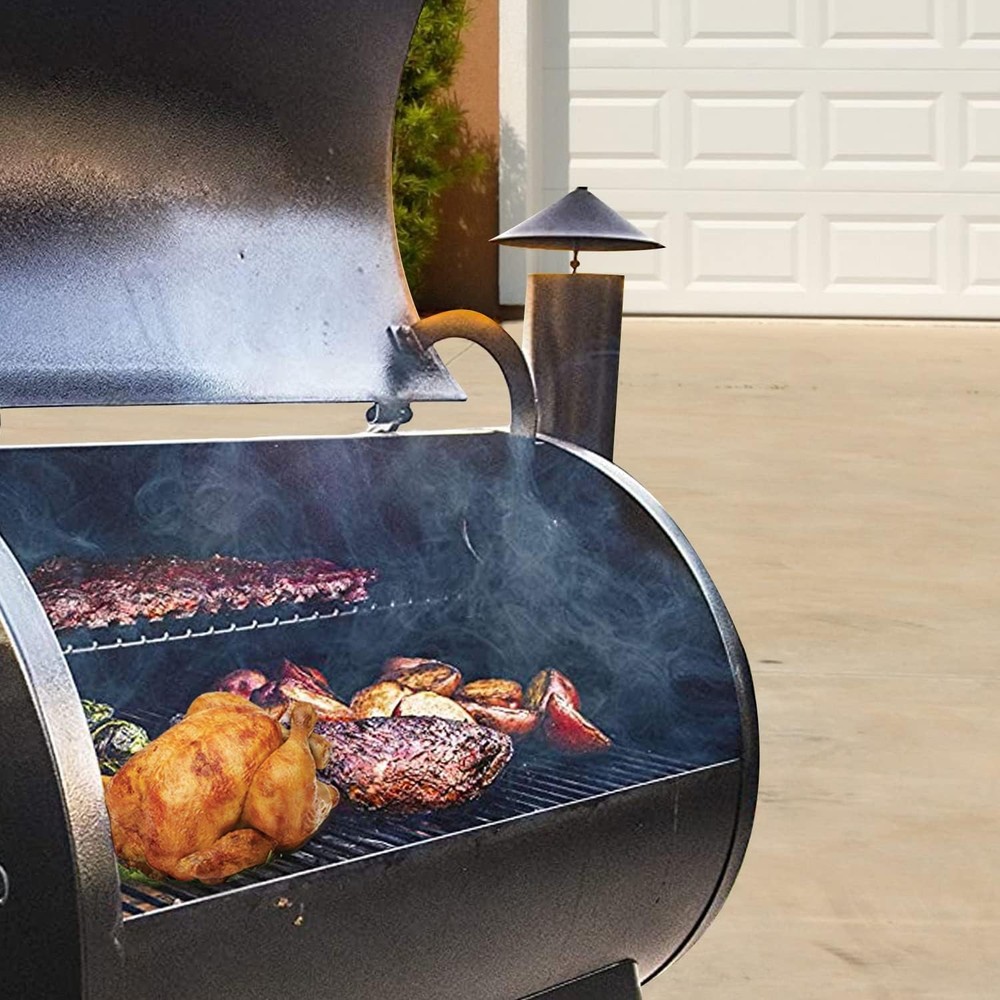 Grill Smoke Stack, Replacement for Pit Boss/Traeger/Camp Chef and Other Pelle...