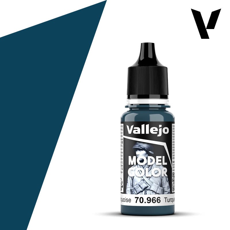 VAL70966 Vallejo Model Color: Turquoise (18ml)
