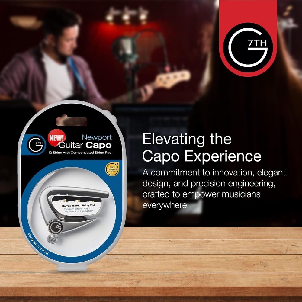 G7th Newport Capo (12 String Silver) 12 String