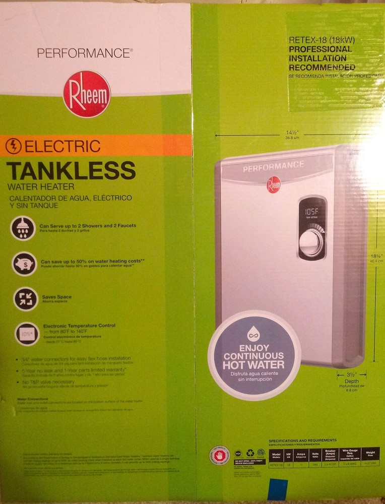 Ecosmart US Performance 18kW SM 3.5GPM Electric Tankless Water Heater