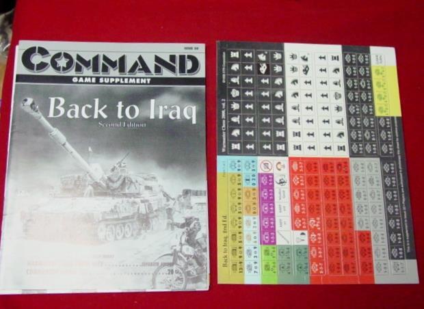 Command Magazine (XTR) #50 - BACK TO IRAQ? (UNPUNCHED) Mag + Game