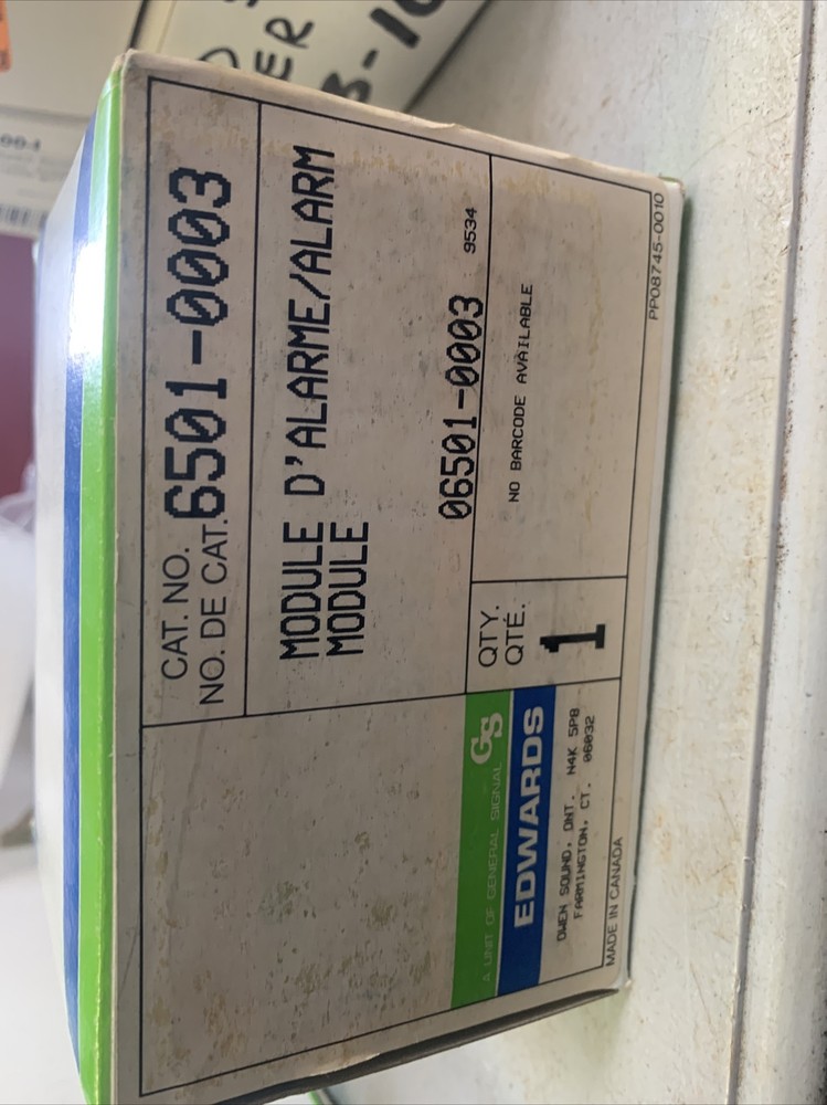NEW EDWARDS 6501-0003 FIRE ALARM NOTIFIER MODULE