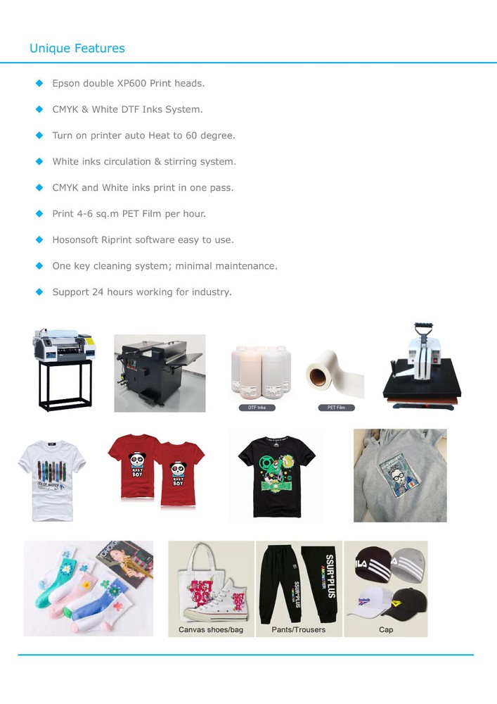 Refinecolor RF-CF60 DTF Printer Starter Business Bundle USA Support