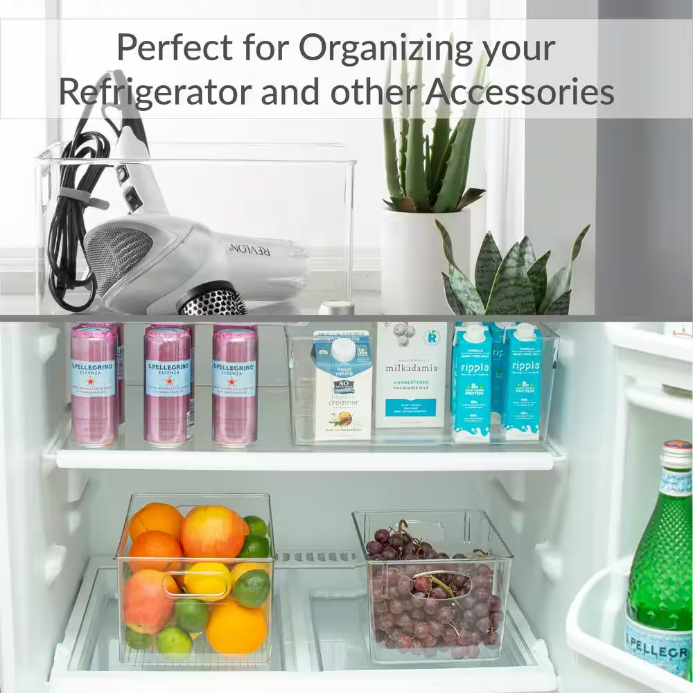 Large Vertical Stripe Organizer in Clear