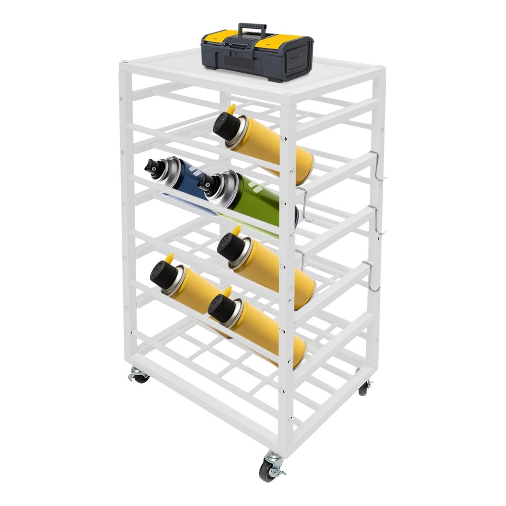 Paint Organizer Storage Rack Paints Storage Cart Rolling Paint Bottle Organizer