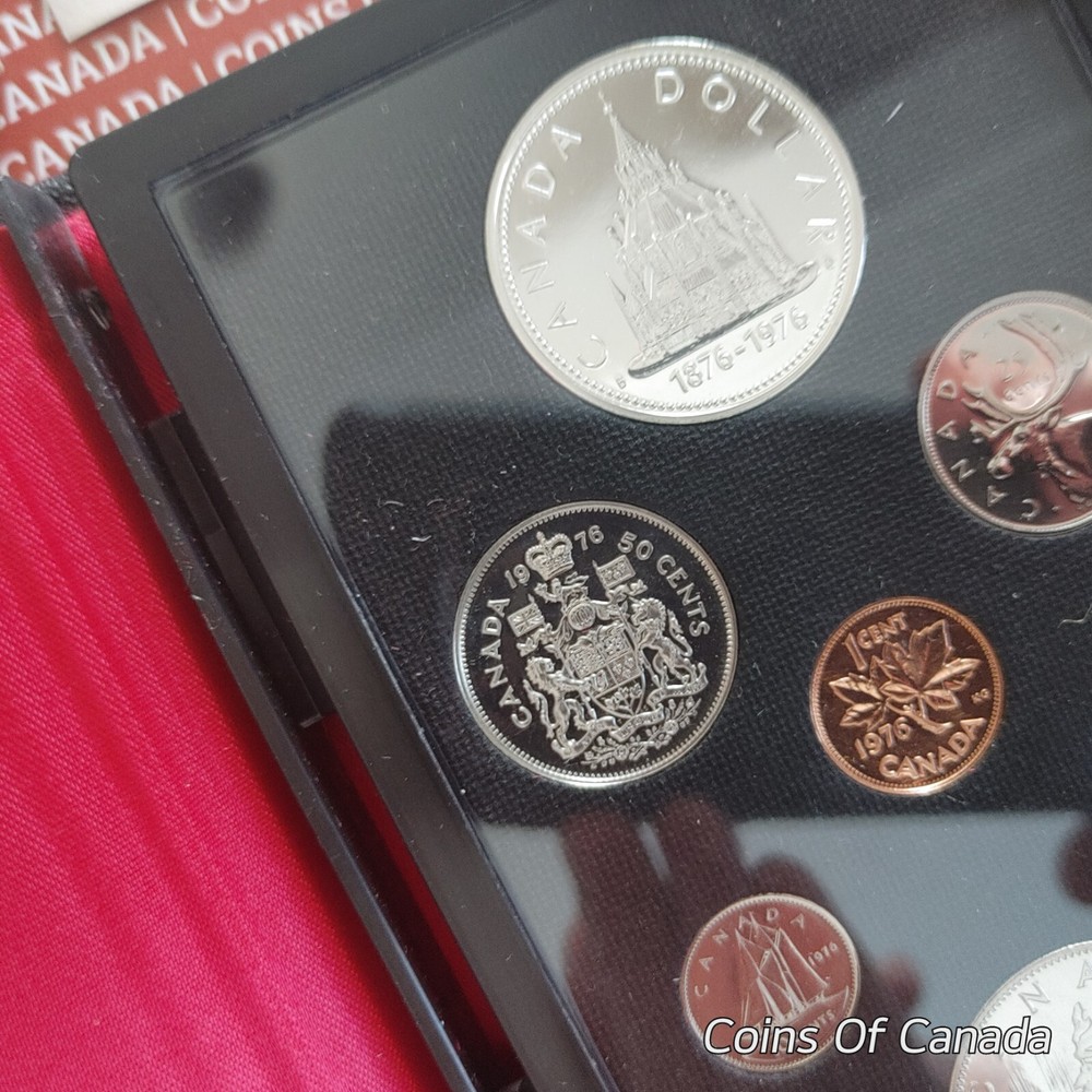 1976 Canada 7 Coin Proof Set - With Special Edition Silver Dollar #coinsofcanada