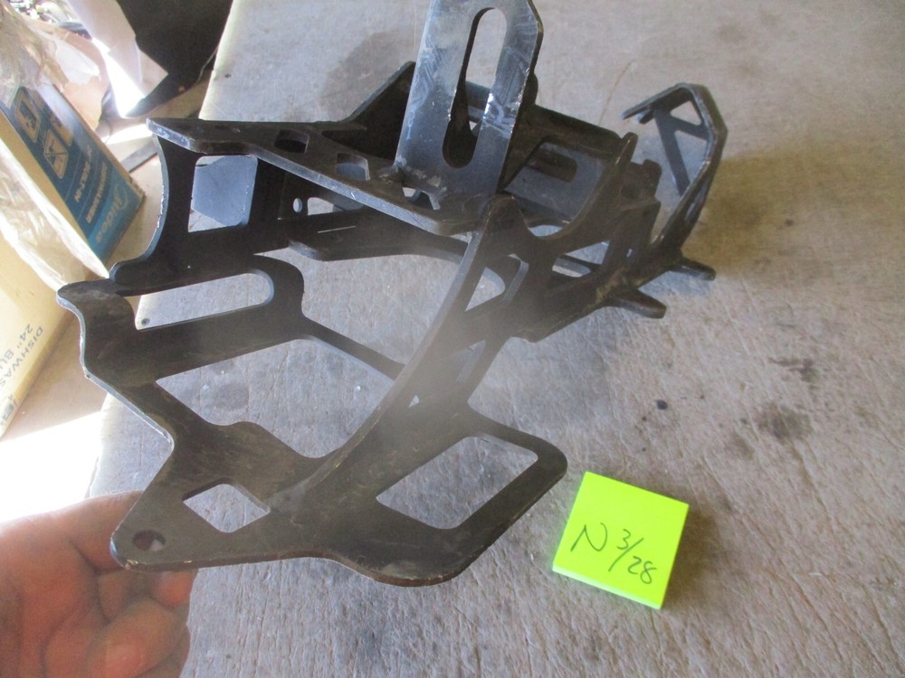 NOS Interesting, Very Complicated Aluminum Bracket, for MRAP? HMMWV? Fire Exti?