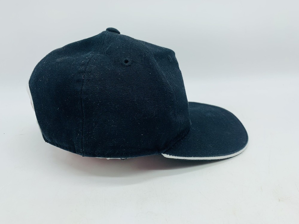 Nike Just Do It SnapBack Hat Black White Box Logo Size 4-7