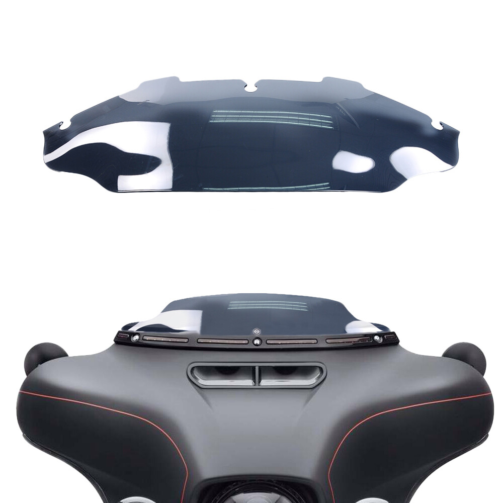 6" Wave Windshield for Harley Electra Street Glide 1996-2013 Windscreen -Smoke