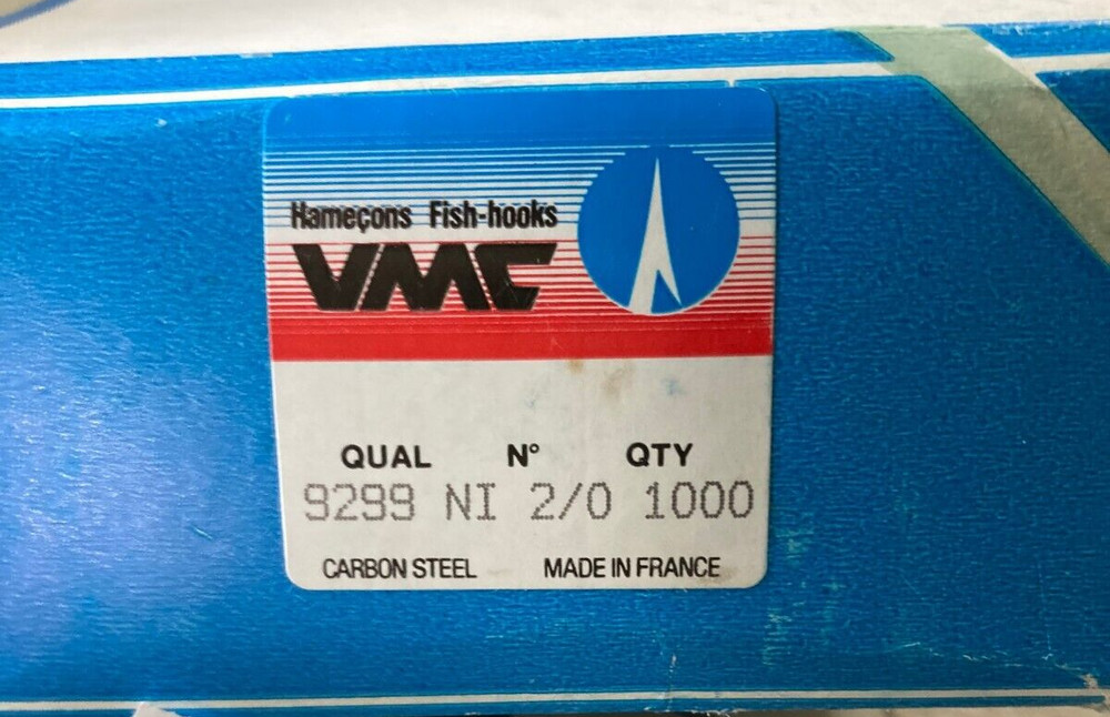 100 VMC 2/0 Carbon Steel octopus hooks