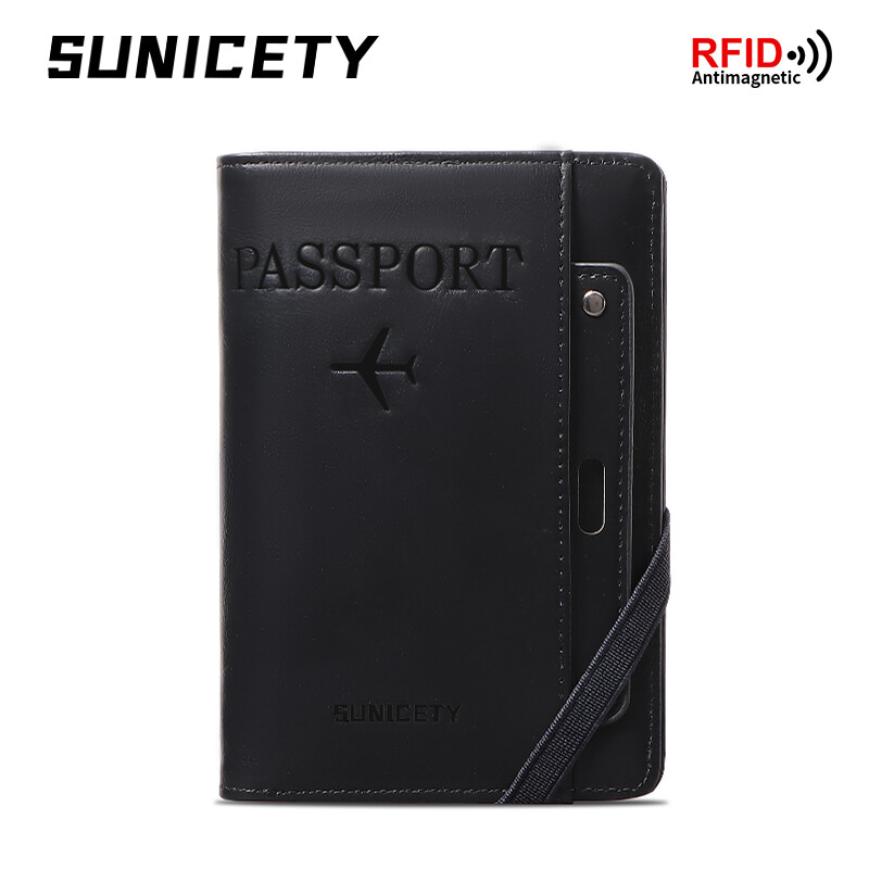 Travel Passport Protector Card Case Document Credit Holder Wallet RFID Blocking