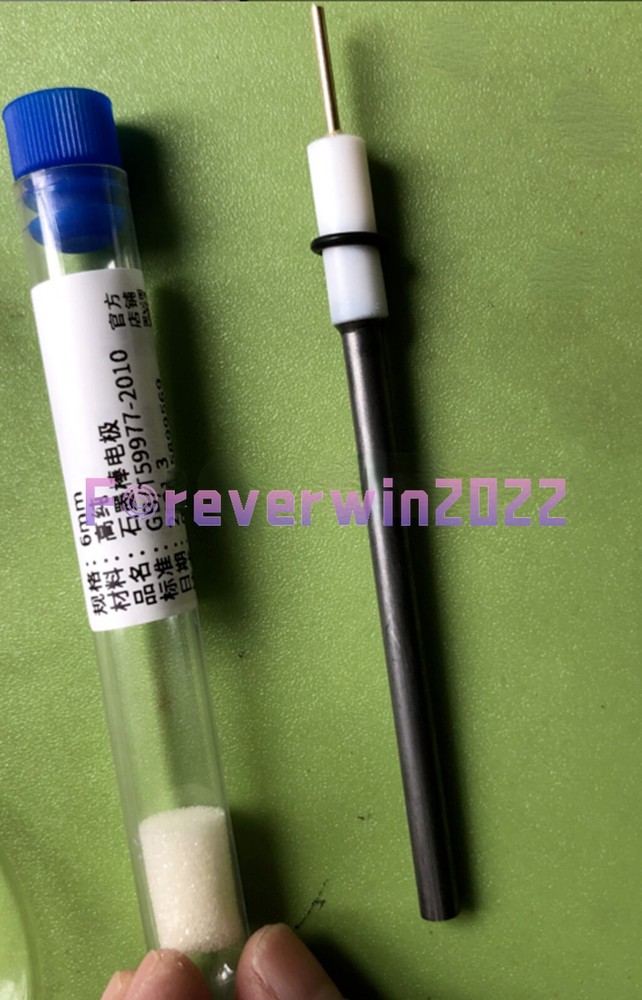 1PC 6mm PTFE graphite electrode graphite rod 90mm 60mm long