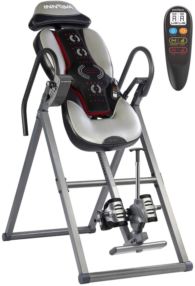 Innova ITM5900 Inversion Table, Heat & Massage Therapy,Adjustable Back Stretcher