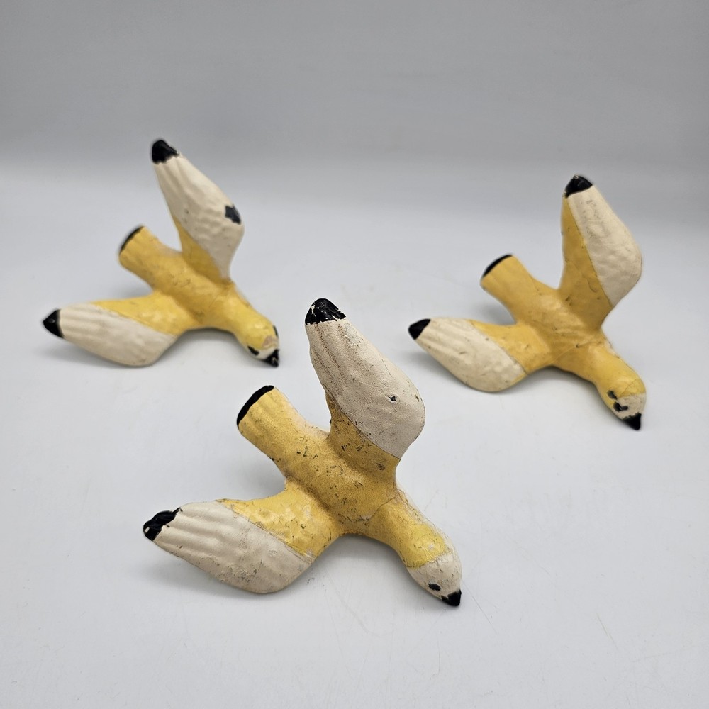 Vintage Cast Iron Bird Drawer Pulls