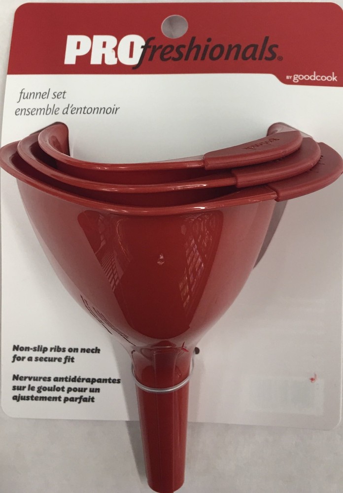 GoodCook PROfreshionals Funnel Set, 3 Piece