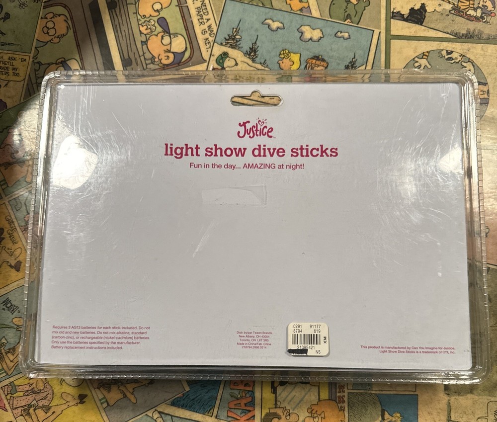New Justice Light Show Dive Sticks