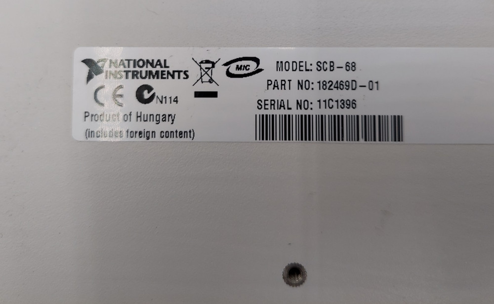 LOT OF 2 NATIONAL INSTRUMENTS SCB-68