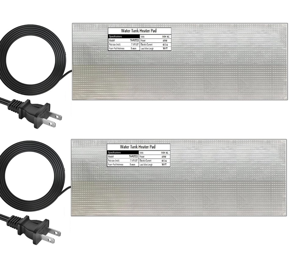 H&G lifestyles RV Holding Tank Heater Pad Use with Up to 50 Gallons Fresh Wat...