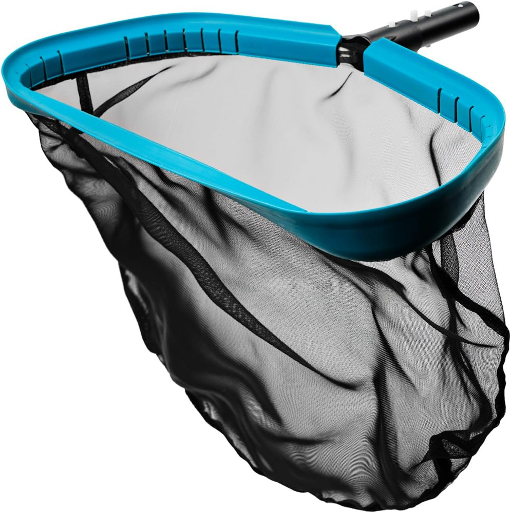Pool Skimmer Net Rake, Aluminum Frame Deep Nylon Net, Ultra Fine Mesh Pool Nets