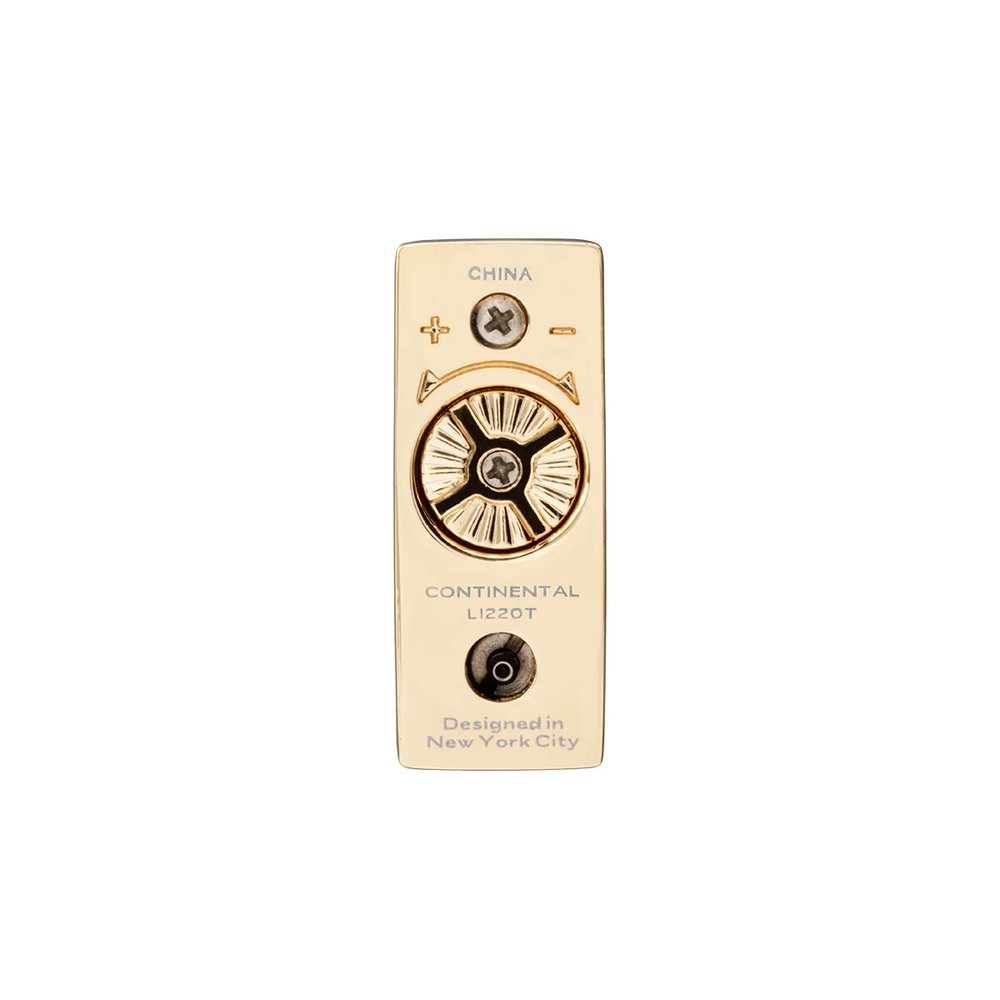 Colibri Cigar Lighter Continental Gold Patterned