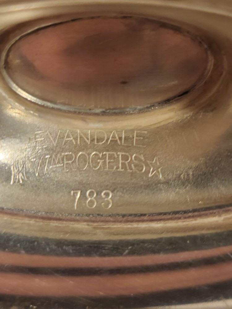 WM RODGERS EVANDALE 783 SILVER PLATED CREAMER