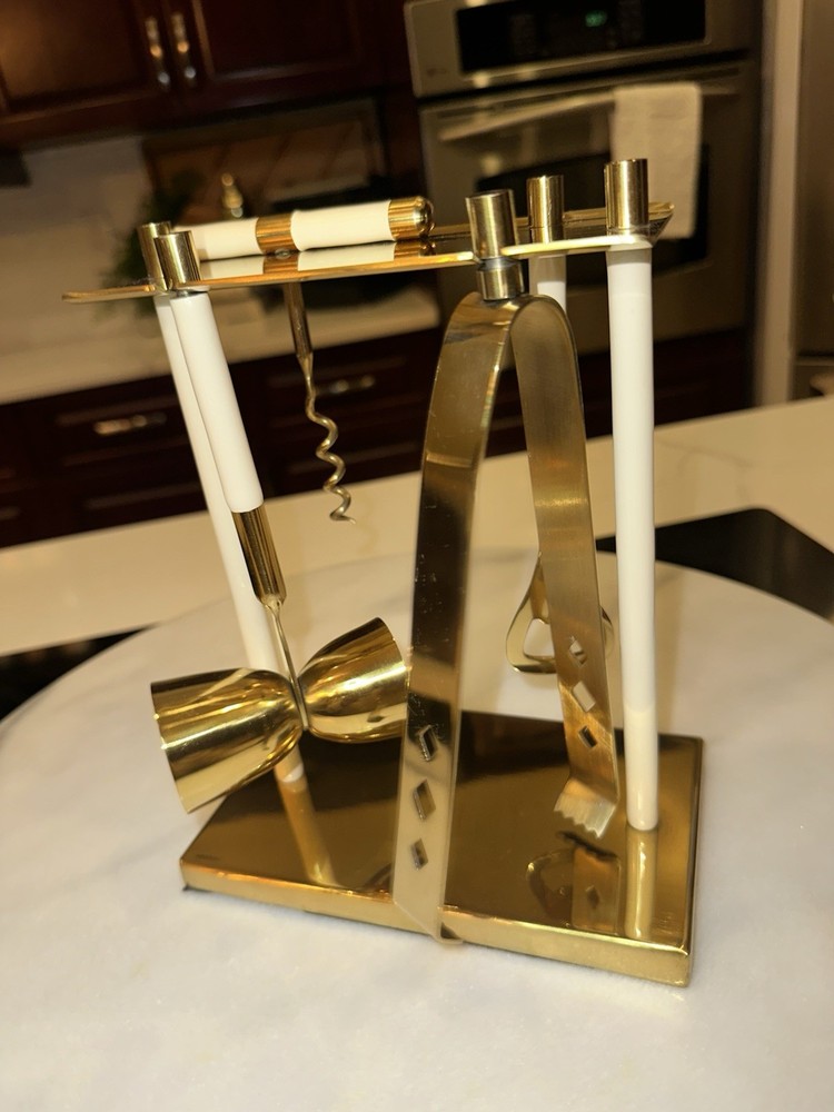 Vintage Brass Barware Tools Accessories