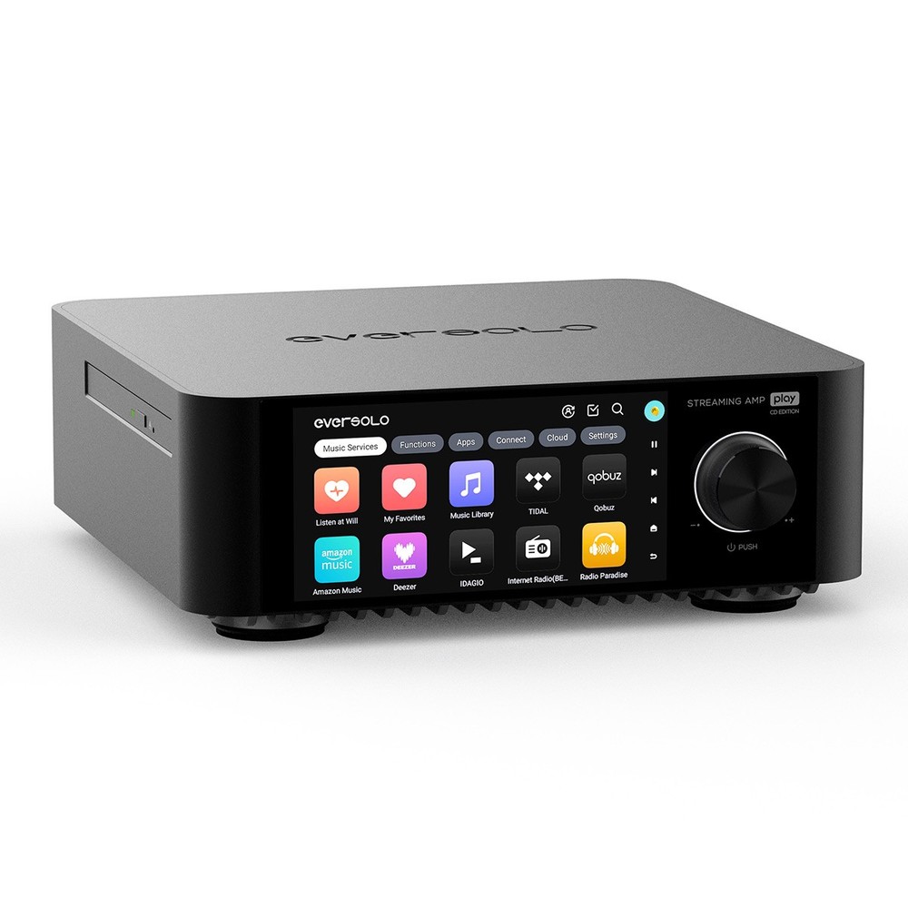 Eversolo Play CD Streaming Amplifier with CD Player (Black)