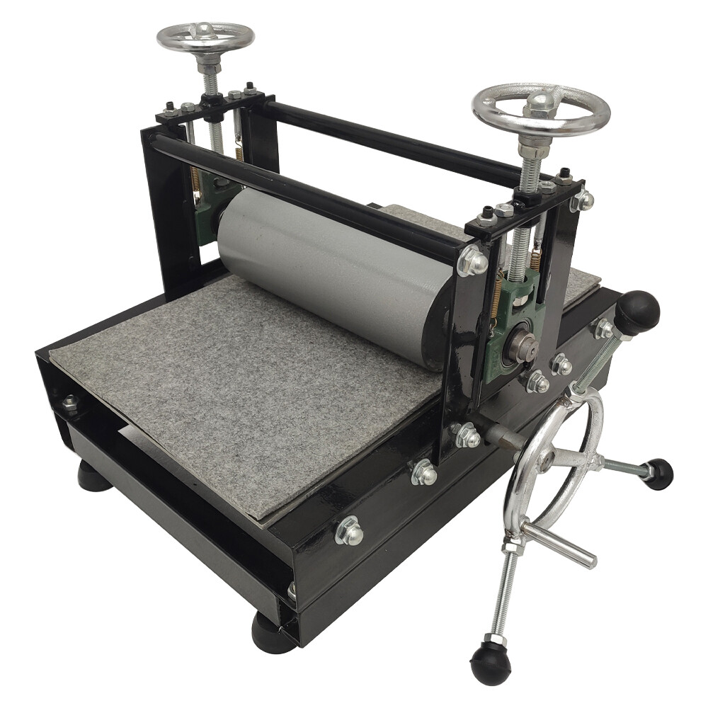 New Adjustable Slab Roller 30x50cm Portable Press Printmaking Machine No Reduce