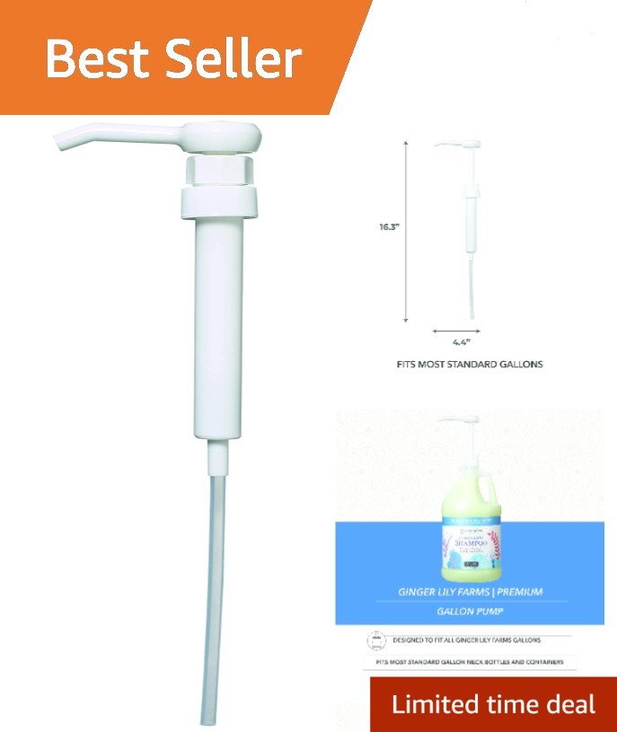 Gallon Pump, Dispenses One Ounce Per Pump, Fits Most Standard Gallon Bottles ...