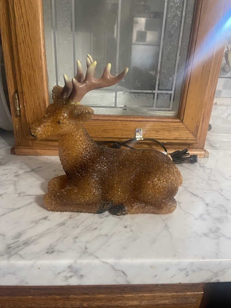 light up buck deer night light winter decor 2soft light 283