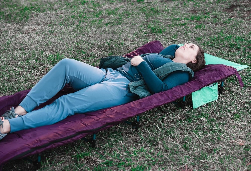 Catre de camping, plegable, portátil, resistente, ultraligero