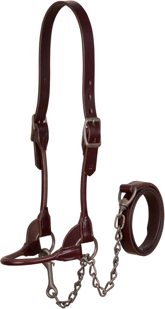 Bombshell Show Halter, Brown, Large