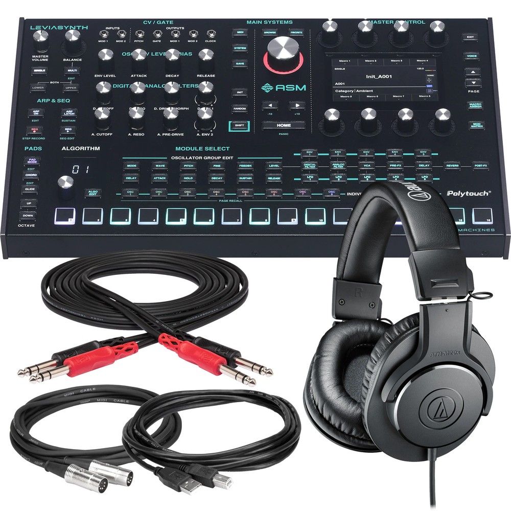 ASM Leviasynth Desktop 16-Voice Algorithmic Synthesizer STUDIO KIT