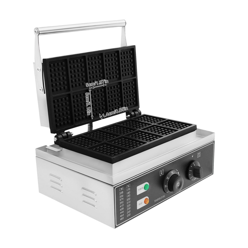 Nonstick Commercial Waffle Maker Baking Machine Electric Baking Waffles Machine
