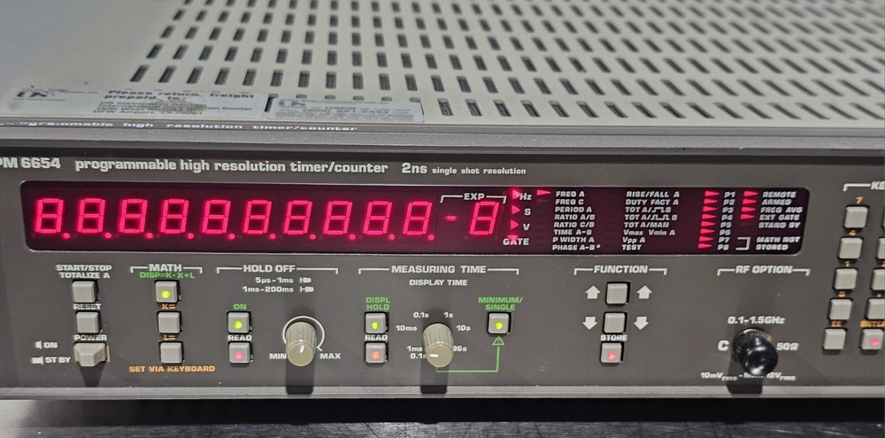 Philips PM 6654 Programmable High Resolution Timer/Counter