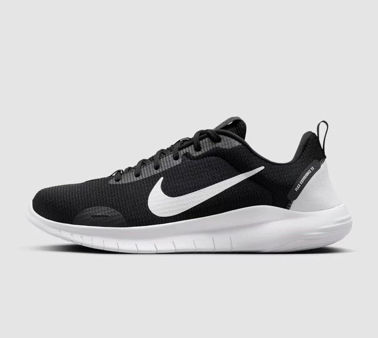 Men Nike Flex Experience Run 12 Running Shoes REFLECTIVE Black/White DV0740-004
