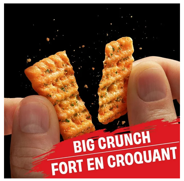 Cheez-It Crunch, Snack Crackers Crunch Original Cheddar, 191g (3 Pack)