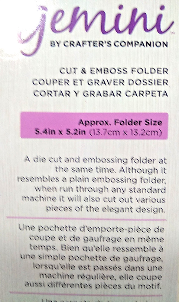 Gemini Frame Cut & Emboss Folders + Frame Accessories Cut and Emboss Folders