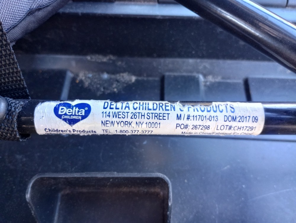 Delta double stroller rear single wheel. Size 5-1/4"