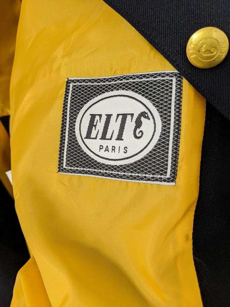 ELT Navy & Gold Show Jacket Size 12L
