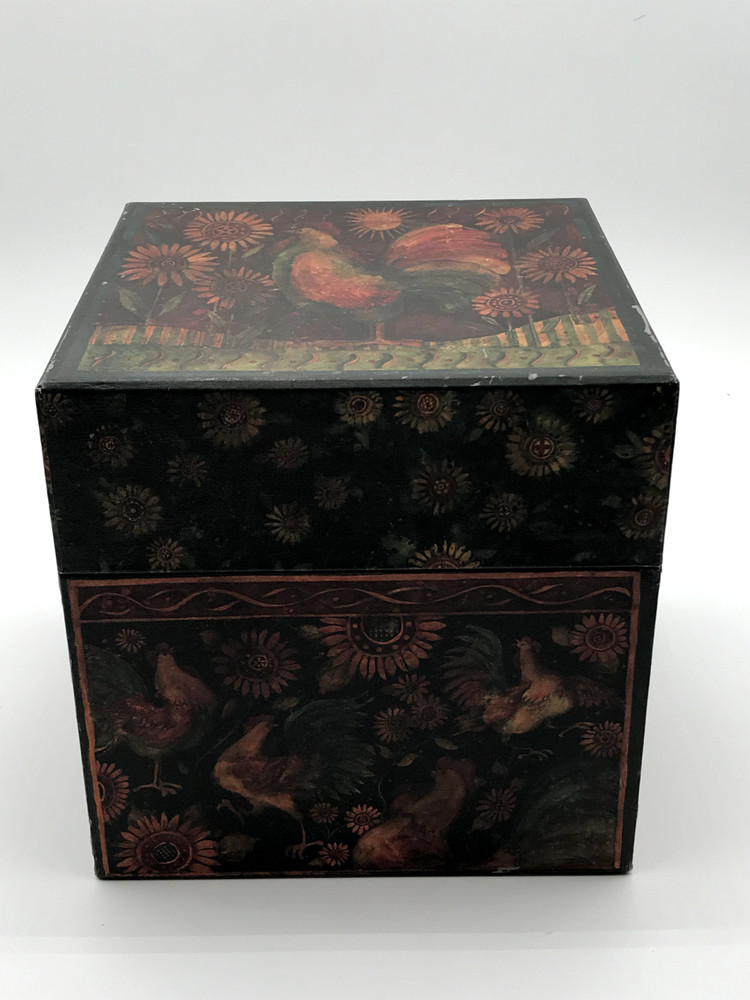 Bob’s Boxes Rise and Shine Rooster 3 Square Decorative Nesting Boxes