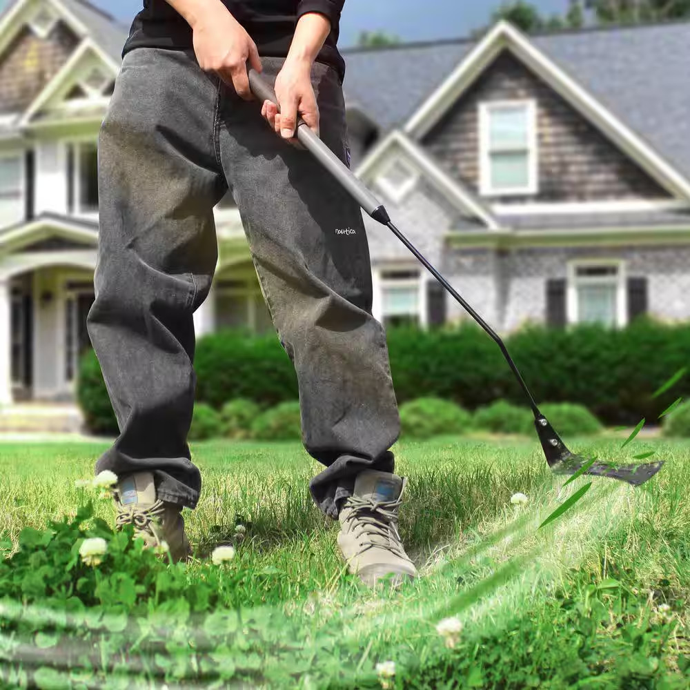 39 In. Steel Handle Double Blade Weeder