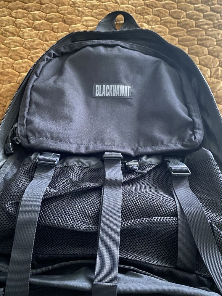 BLACKHAWK Tactical Backpack Multi-Use Pack Bag Full Size Military Black SOF SEAL